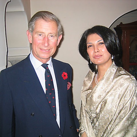 With Prince Charles