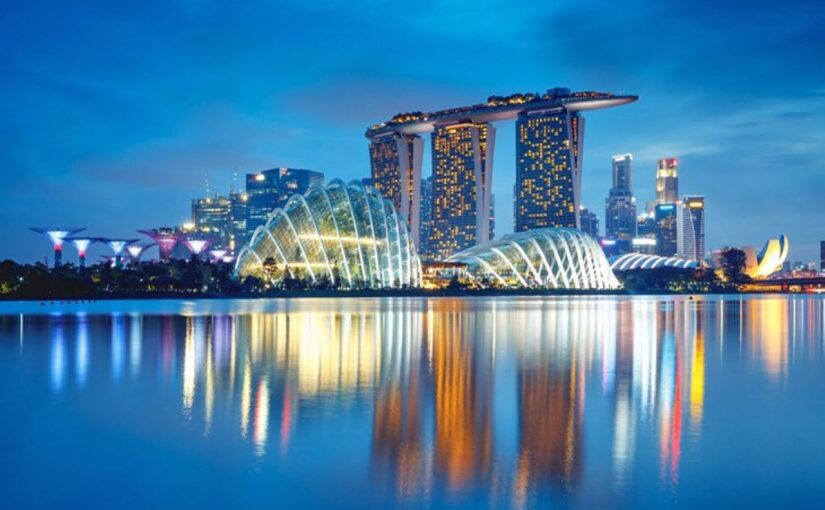 Singapore skyline views